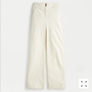 JCrew wide leg corduroy Frankie pant